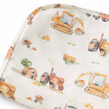 SNUGGLEHUNNY DIGGERS & TRACTORS JERSEY WRAP & BEANIE SET