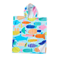 HALCYON NIGHTS KIDS HOODED TOWEL RAINBOW REEF