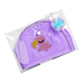 BLING2O PURPLE FLAMINGO SWIM CAP