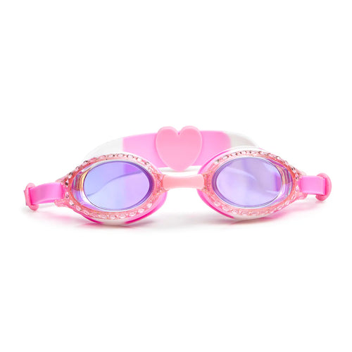 BLING2O SWIM GOGGLES CLASSIC EDITION - WHITE CHERRY BLOSSOM 3+YRS