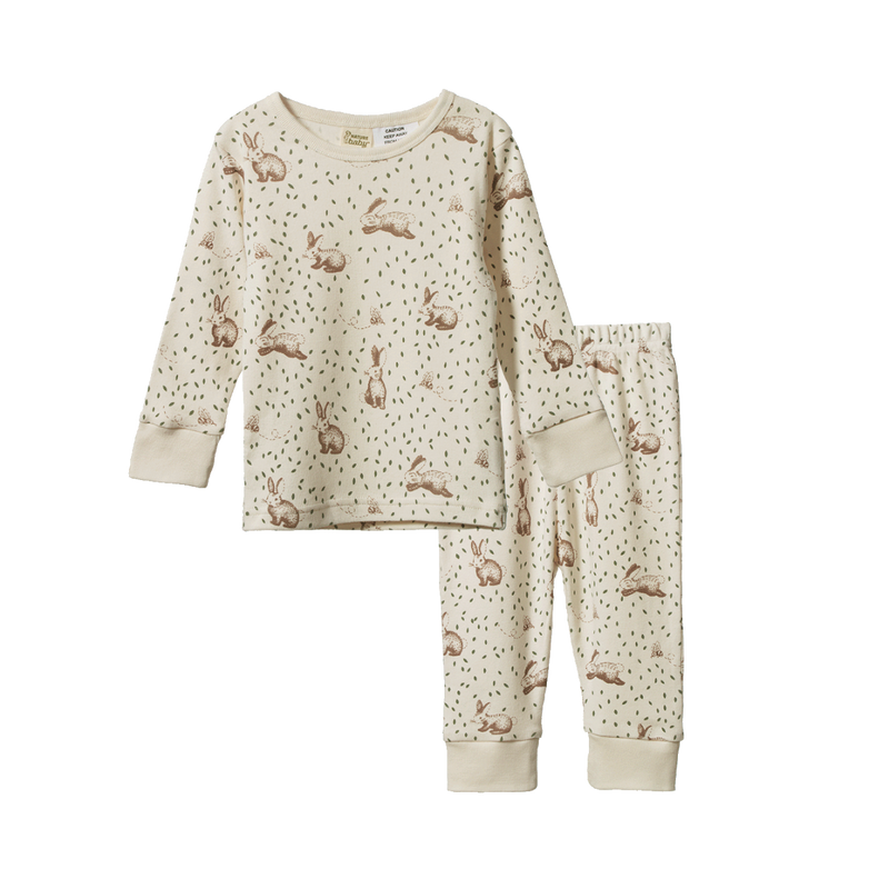 NATURE BABY 2PC LONG SLEEVE PYJAMAS