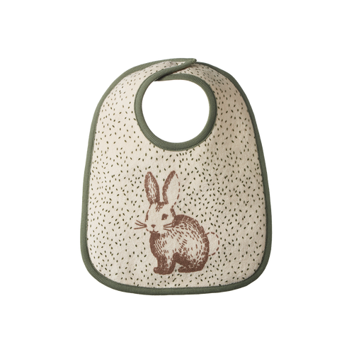 NATURE BABY REVERSIBLE BIB RABBITTY 6-12M