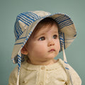 NATURE BABY LINEN SUNHAT CLYDE CHECK