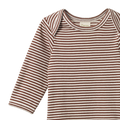 NATURE BABY LONG SLEEVE BODYSUIT PINECONE STRIPE