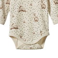 NATURE BABY LONG SLEEVE BODYSUIT RABBITTY