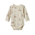 NATURE BABY LONG SLEEVE BODYSUIT RABBITTY