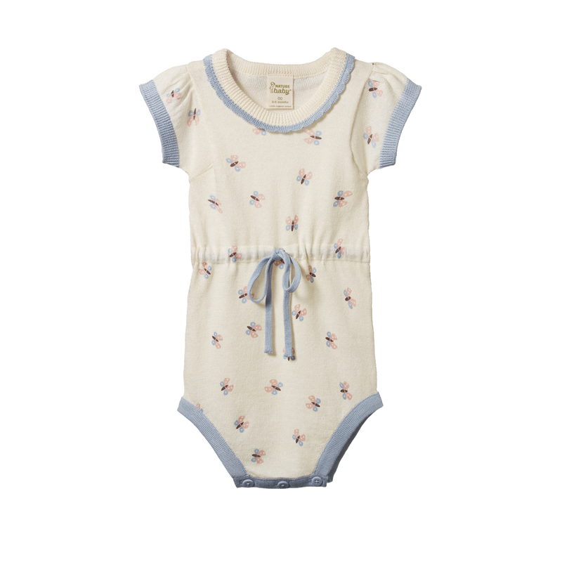 NATURE BABY LOTTIE SUIT BUTTERFLY GARDEN PRINT