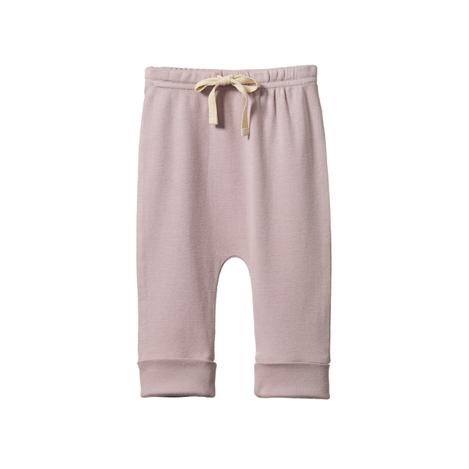 NATURE BABY DRAWSTRING PANTS LILAC