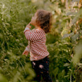 NATURE BABY PIPER CARDIGAN RED SAILOR STRIPE