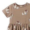 NATURE BABY SATURDAY DRESS MOON FLOWER GALA PRINT