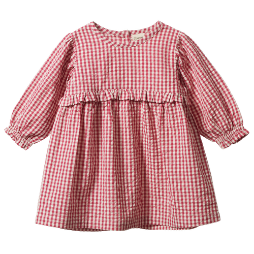 NATURE BABY NORA DRESS JAM CHECK