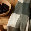 NATURE BABY DUNE BLANKET THYME CHECK