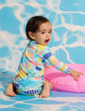 HALCYON NIGHTS LONG SLEEVE RASH VEST RAINBOW REEF