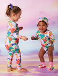 HALCYON NIGHTS RAINBOW VALLEY LONG SLEEVE BODYSUIT