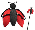 THREE TOTS CORK LEATHER LADYBUG WINGS