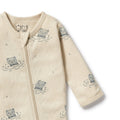 WILSON & FRENCHY LITTLE BEAR ORGANIC POINTELLE ZIPSUIT